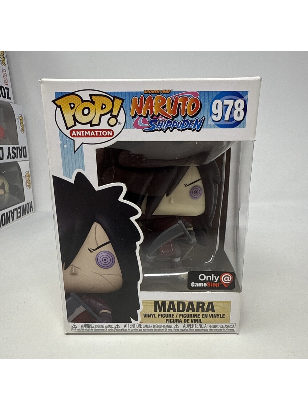 Funko Pop Naruto Shippuden Madara Uchiha 978 GameStop Exclusive Vinyl Figure